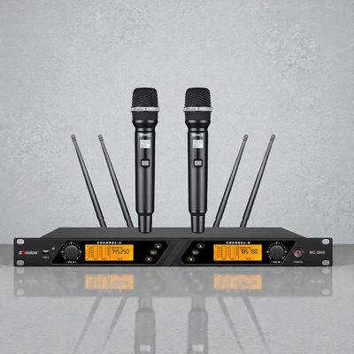 dBVoice MC-3000, 2 Unit Mikrofon Vokal Genggam, Wireless