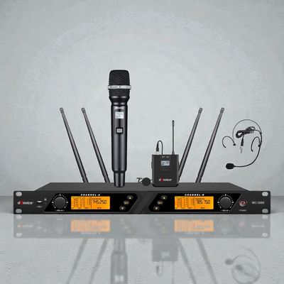 dBVoice MC-3000, Mikrofon Vokal Genggam &amp; Headset, Wireless
