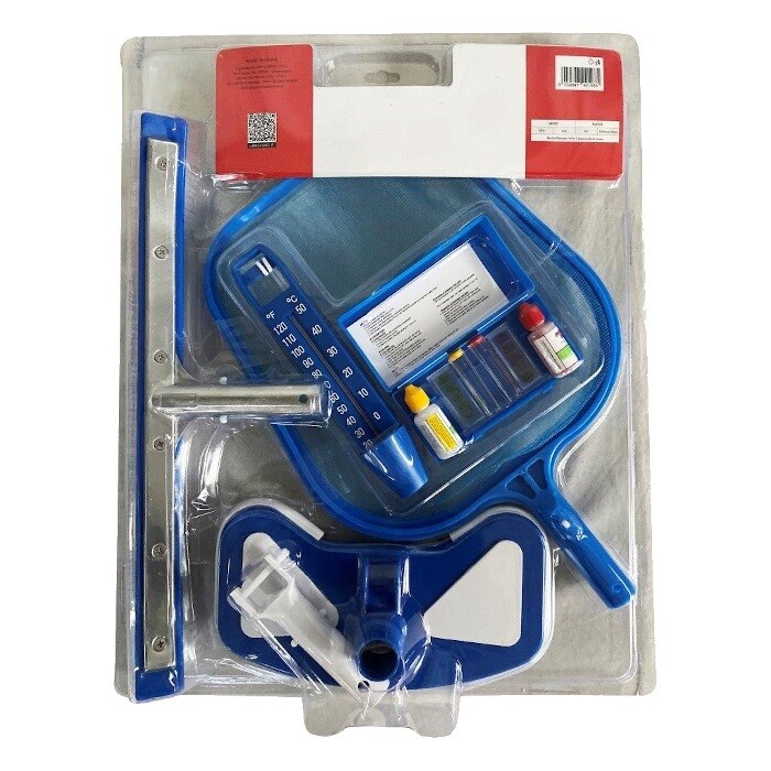 ASTA TELESCOPICA PER PISCINE + KIT MANUTENZIONE