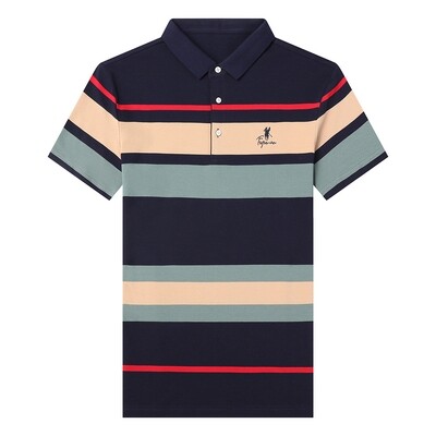 Polo de styliste à manches courtes pour hommes