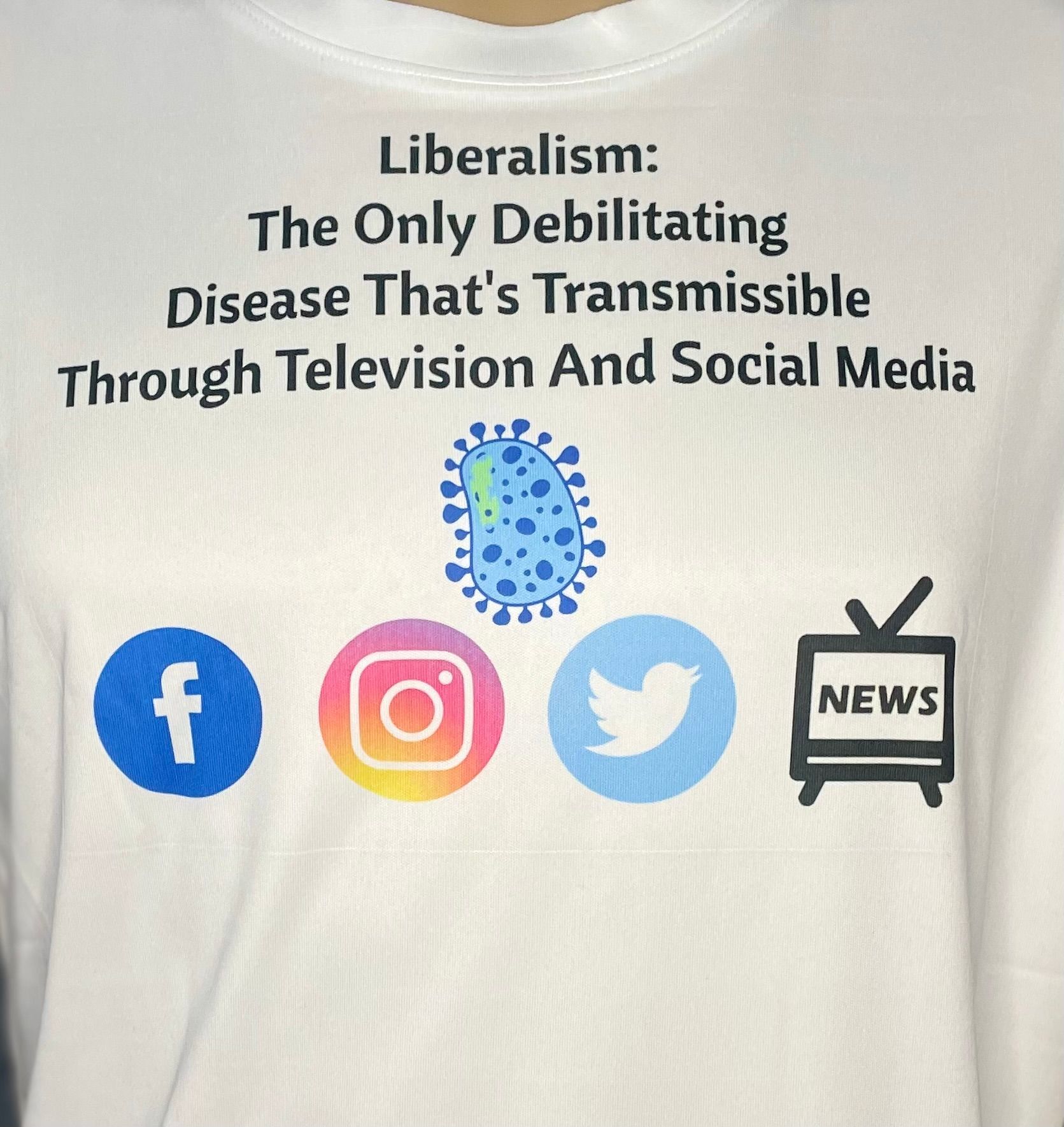 Liberalism Debilitating Disease Men's T-Shirt