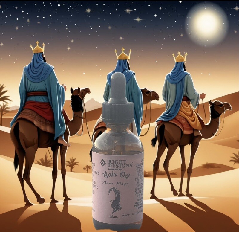 Women’s Hair Oil - Three Kings Fragrance (Limited Seasonal Edition)