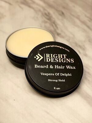 Beard And Hair Wax Strong Hold - Vespers Of Delphi