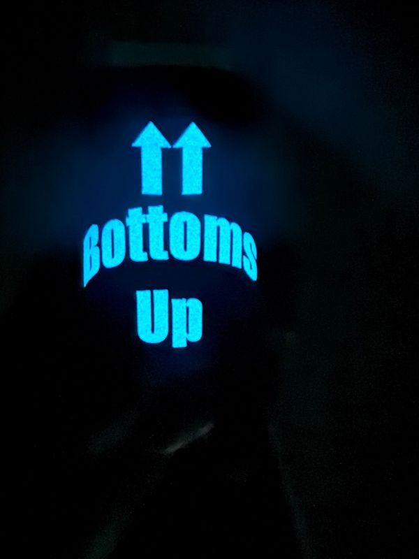 Bottoms Up Shot Glass