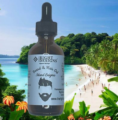 Beard & Hair Oil - Island Enigma Fragrance