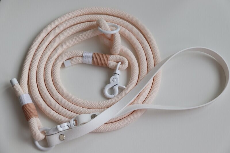 Tauleine mit Biothanehandschlaufe - Cream white