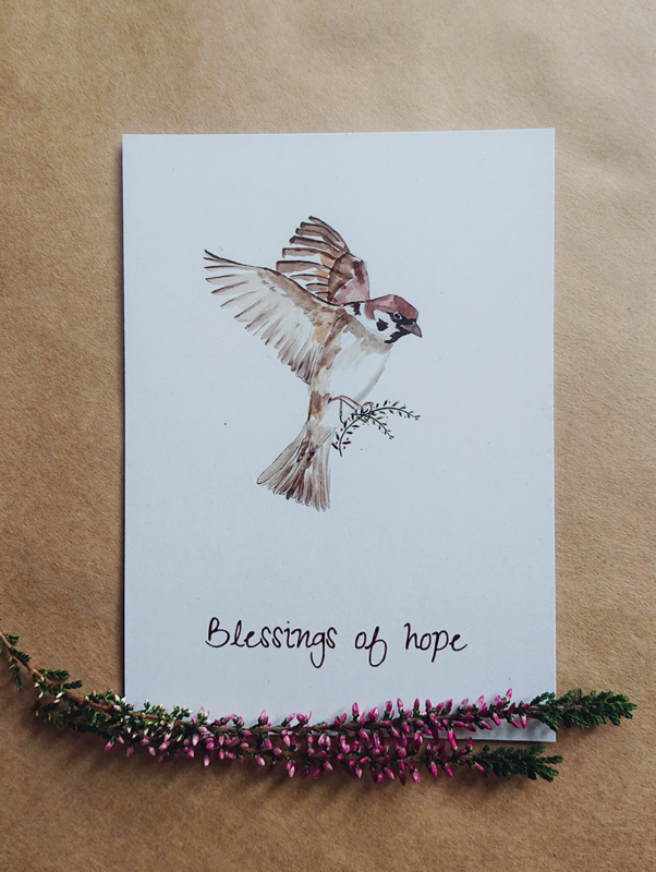Kerstkaart - Blessings of hope