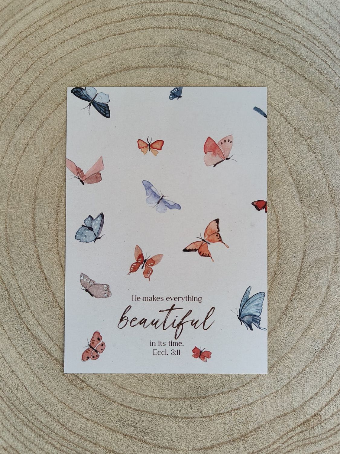 He makes everything beautiful in its time