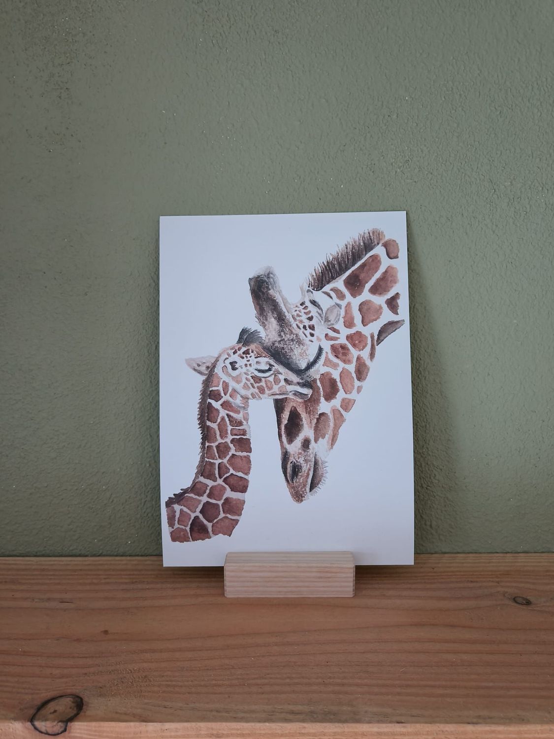 Poster A4 - Giraffen