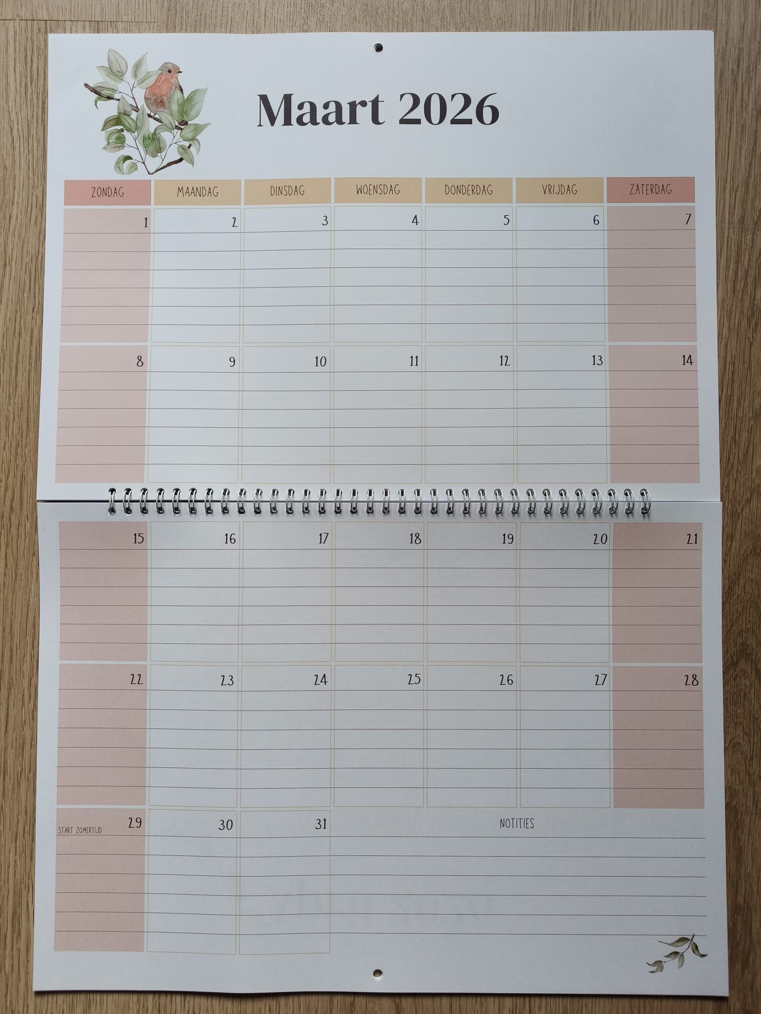 Op aanvraag! - Daisy´s maandkalender 2026-2027