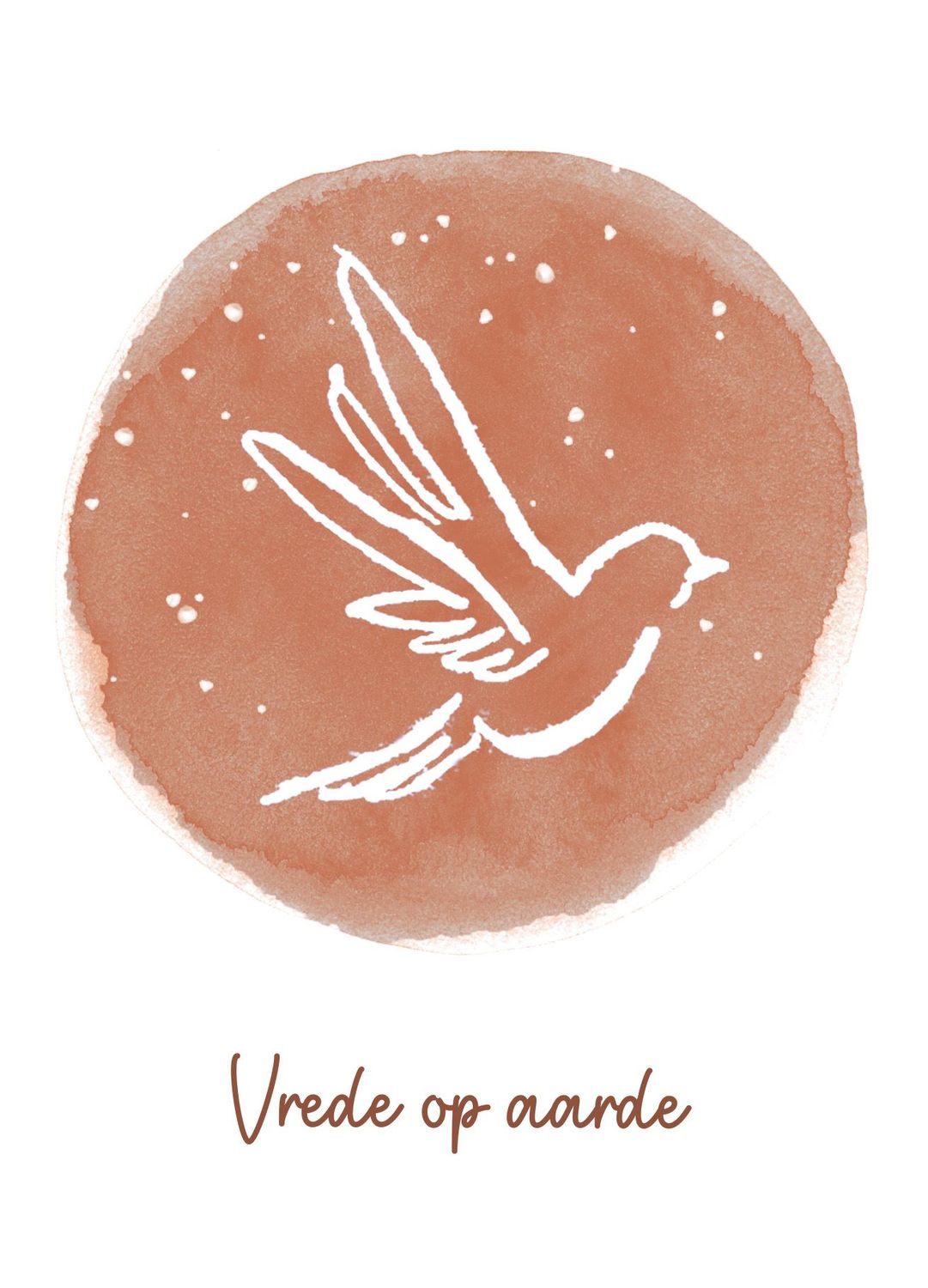 Kerstkaart - Vrede op aarde