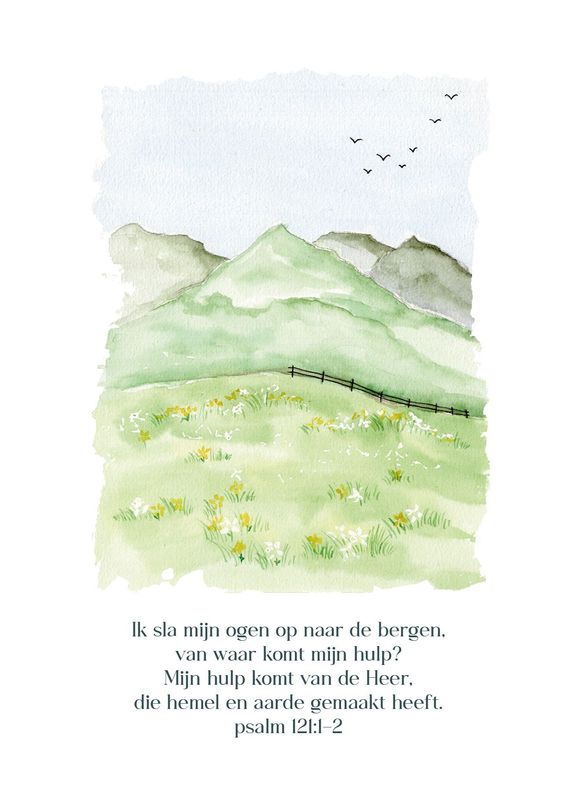 Ik sla mijn ogen op naar de bergen