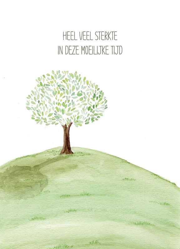 Heel veel sterkte in deze moeilijke tijd