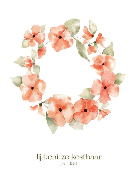 Jij bent zo kostbaar Jes. 43:4