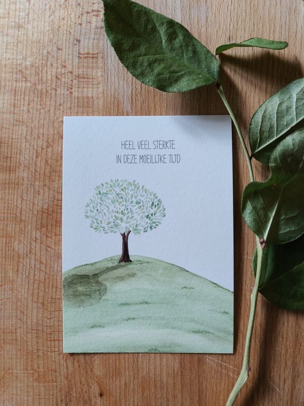 Heel veel sterkte in deze moeilijke tijd