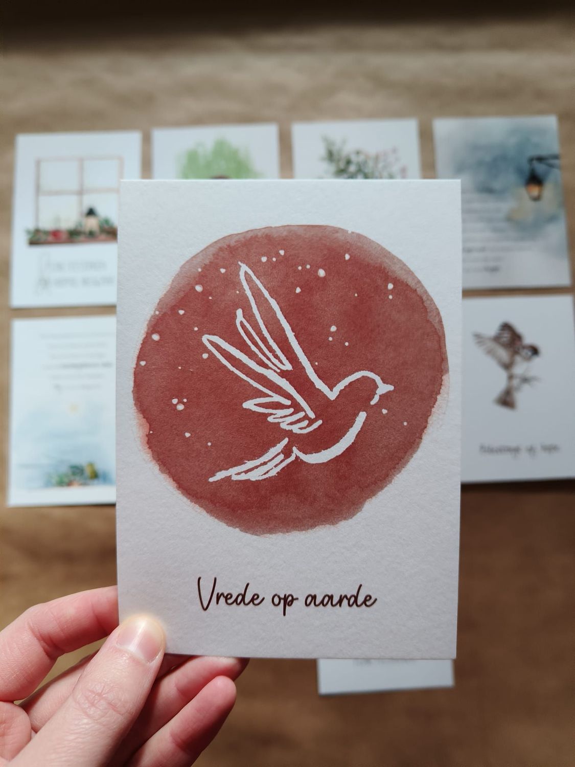 Kerstkaart - Vrede op aarde