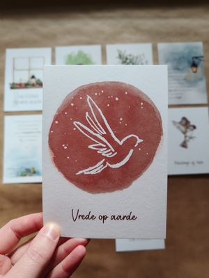 Kerstkaart - Vrede op aarde Kerstkaart - Vrede op aarde