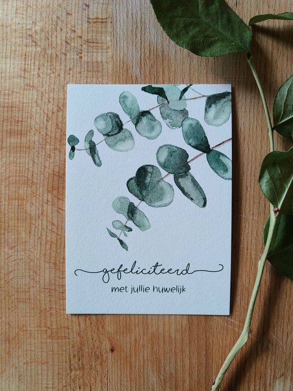 Gefeliciteerd met jullie huwelijk