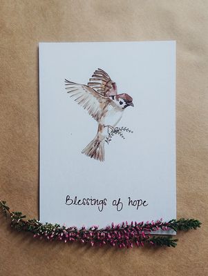 Kerstkaart - Blessings of hope