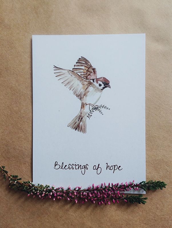Kerstkaart - Blessings of hope