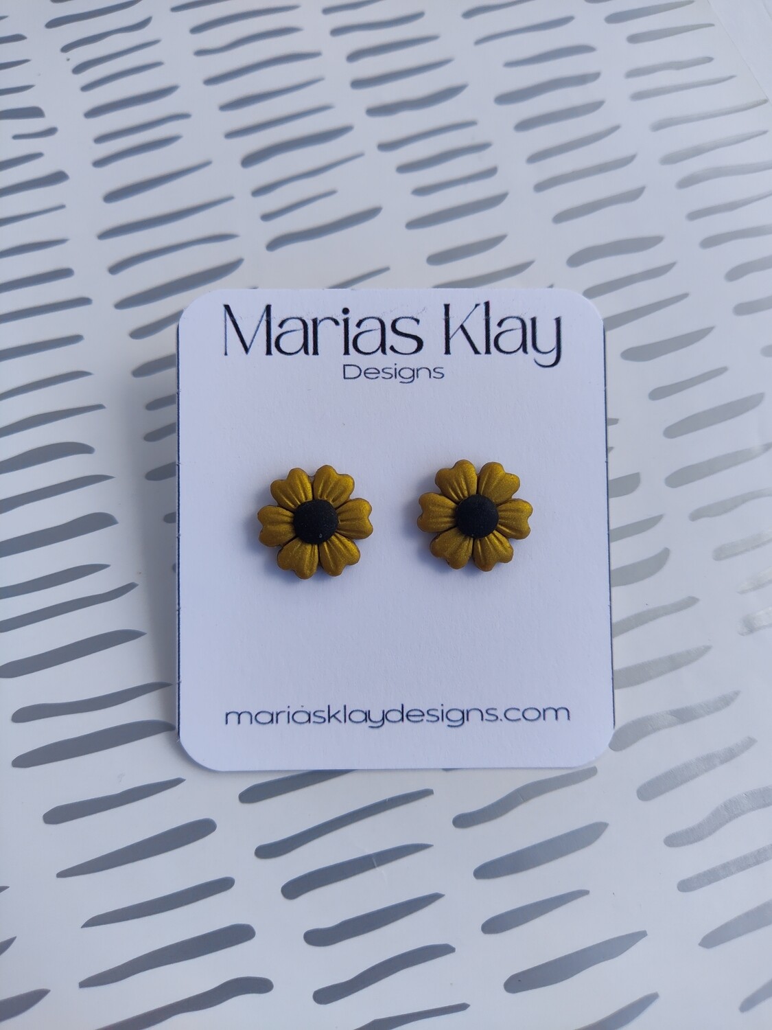 Gold Flower Stud