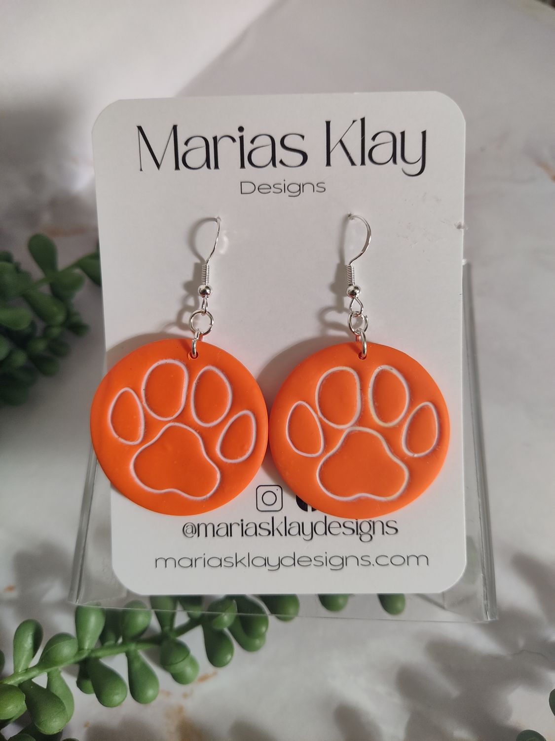Clemson Earrings