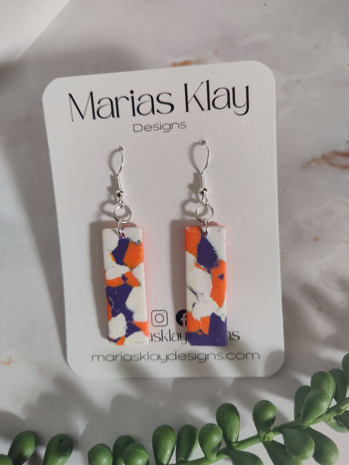 Clemson Earrings