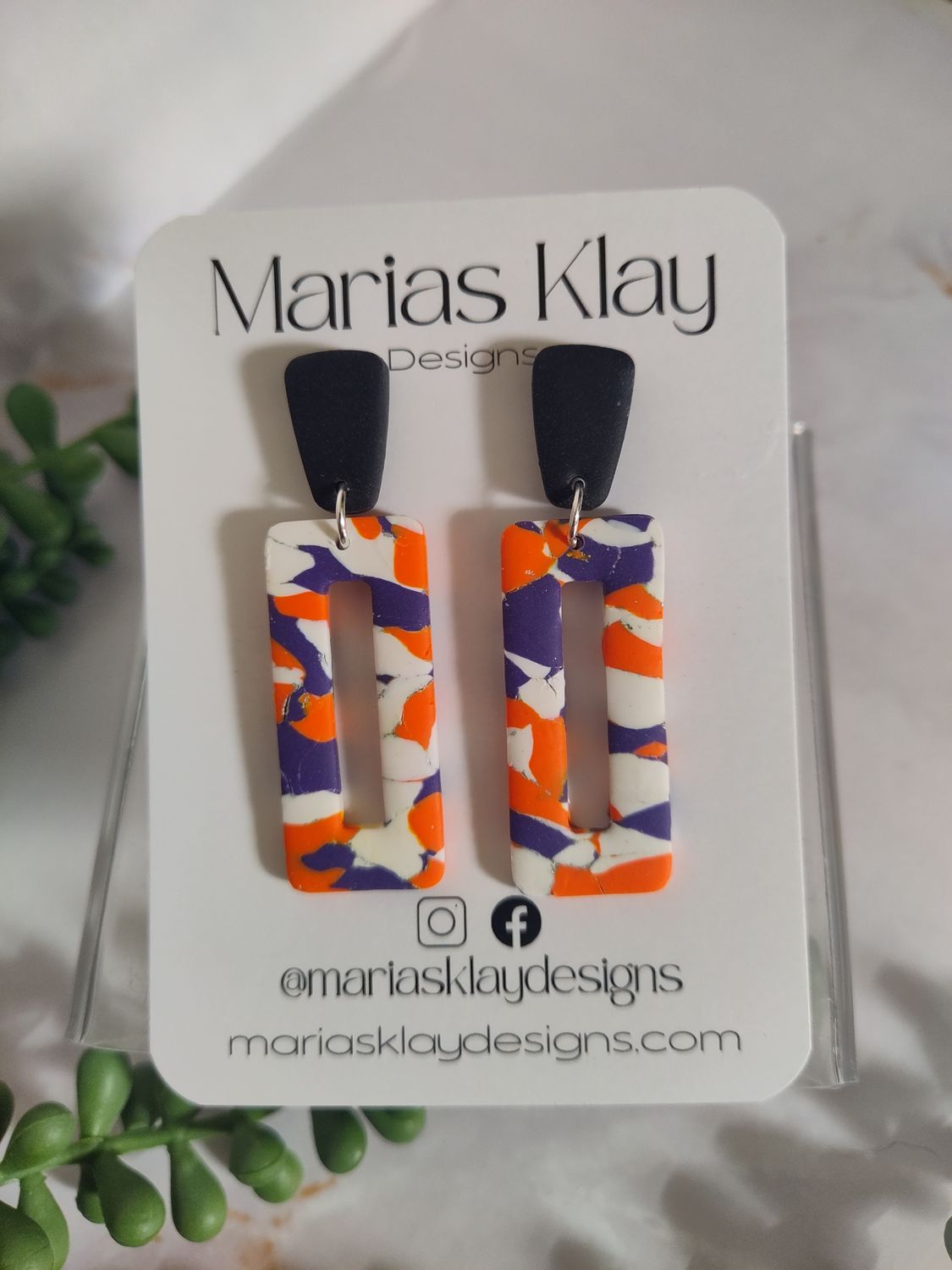 Clemson Earrings