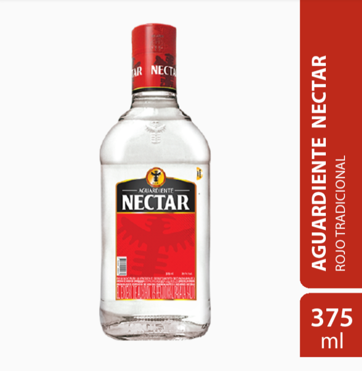 Aguardiente Nectar Rojo 375 Ml