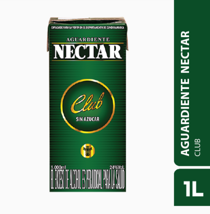 Aguardiente Nectar Club 1l