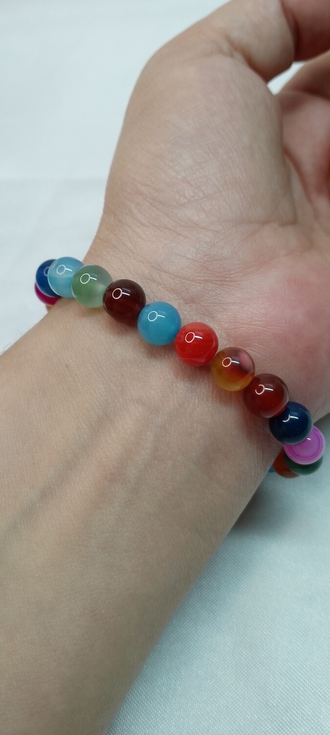 Ágata de colores 🌈 10mm