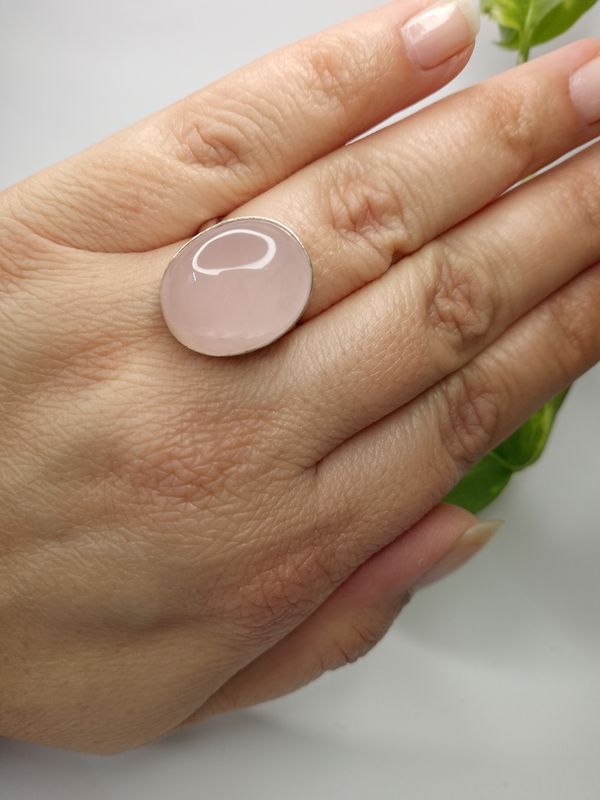 Anillo Amor (Cuarzo Rosa)