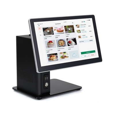 15.6" wide screen 10 point capacitive touch screen single screen pos