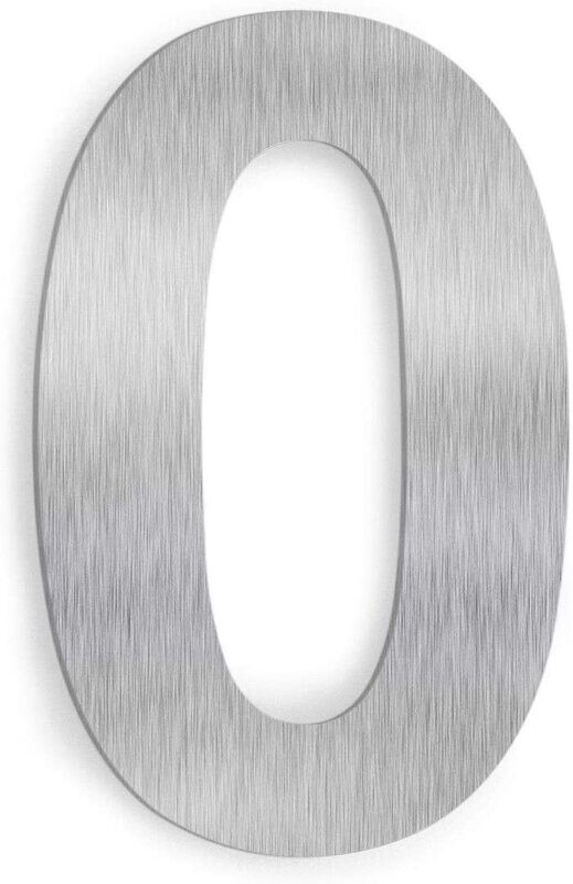 6" STAINLESS STEEL NUMBERS