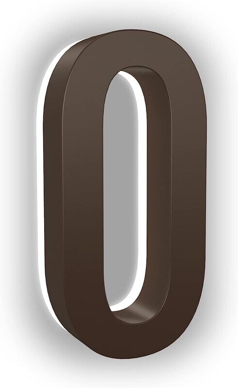 7" LED BRONZE NUMBERS