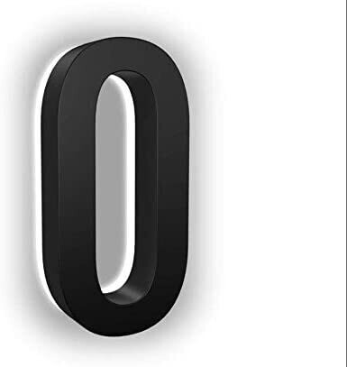 10" BLACK LED NUMBERS