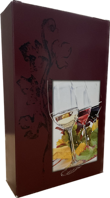 Weinfaltkarton Vinothek 3er