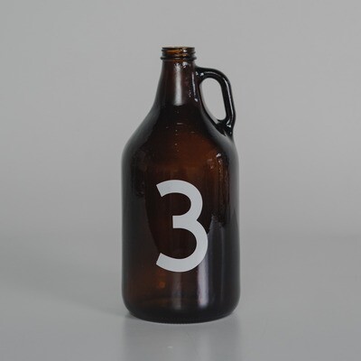 Growler Glass Table Numbers