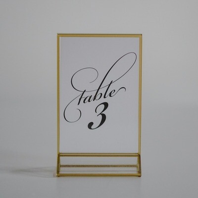 Double-Sided Gold Frames