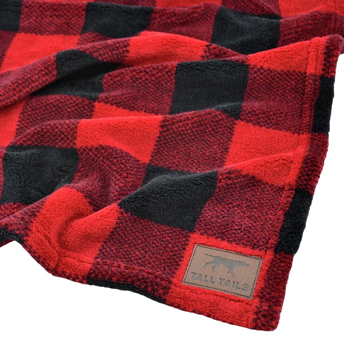 Tall Tails Hunter&#39;s Plaid Fleece Dog Blanket