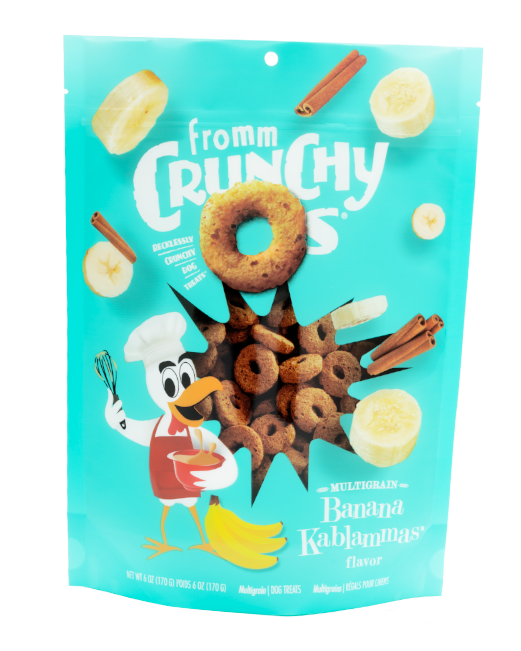 Fromm Crunchy O&#39;s Banana Kablammas Dog Treats 6oz