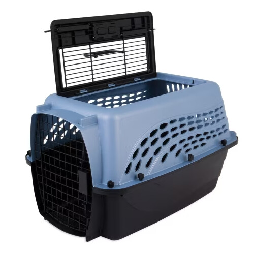 Petmate 2 Door Top Load Portable Small Dog &amp; Cat Crate 24&quot;