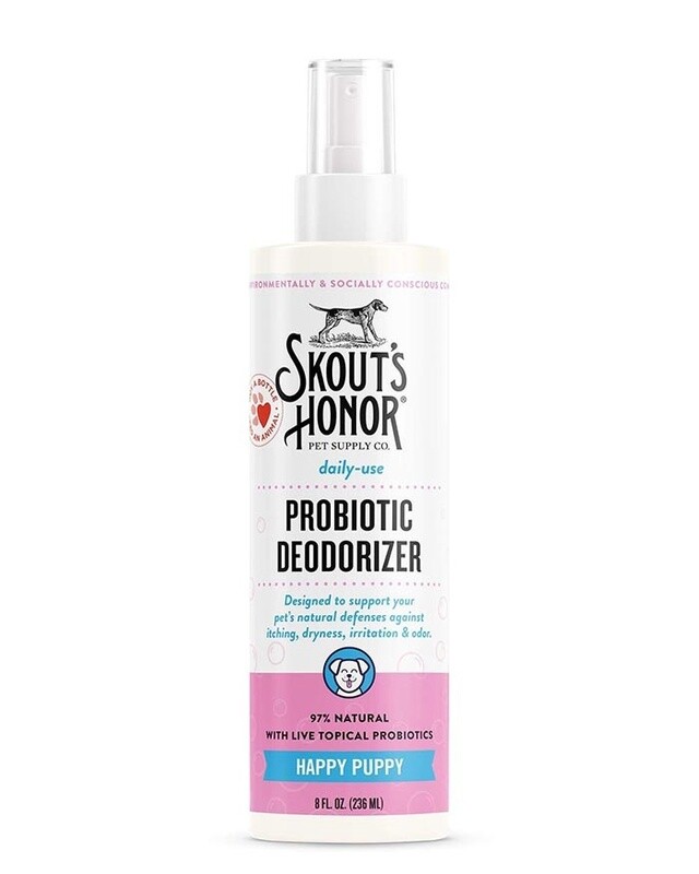 Skout&#39;s Honor Happy Puppy Probiotic Deodorizer for Puppies &amp; Kittens 8oz