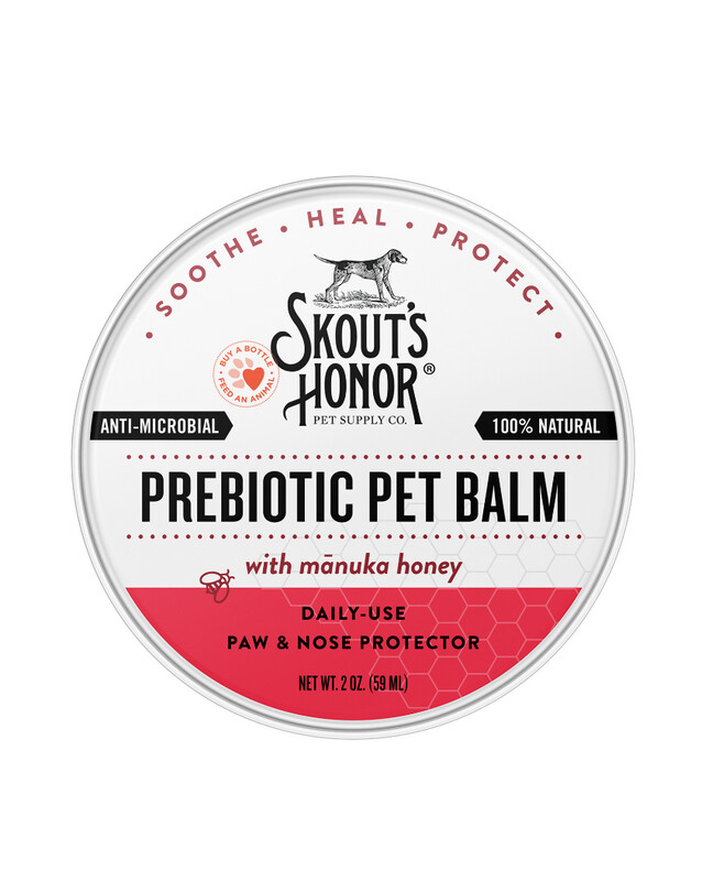 Skout&#39;s Honor Prebiotic Pet Balm Paw &amp; Nose Protector with Manuka Honey
