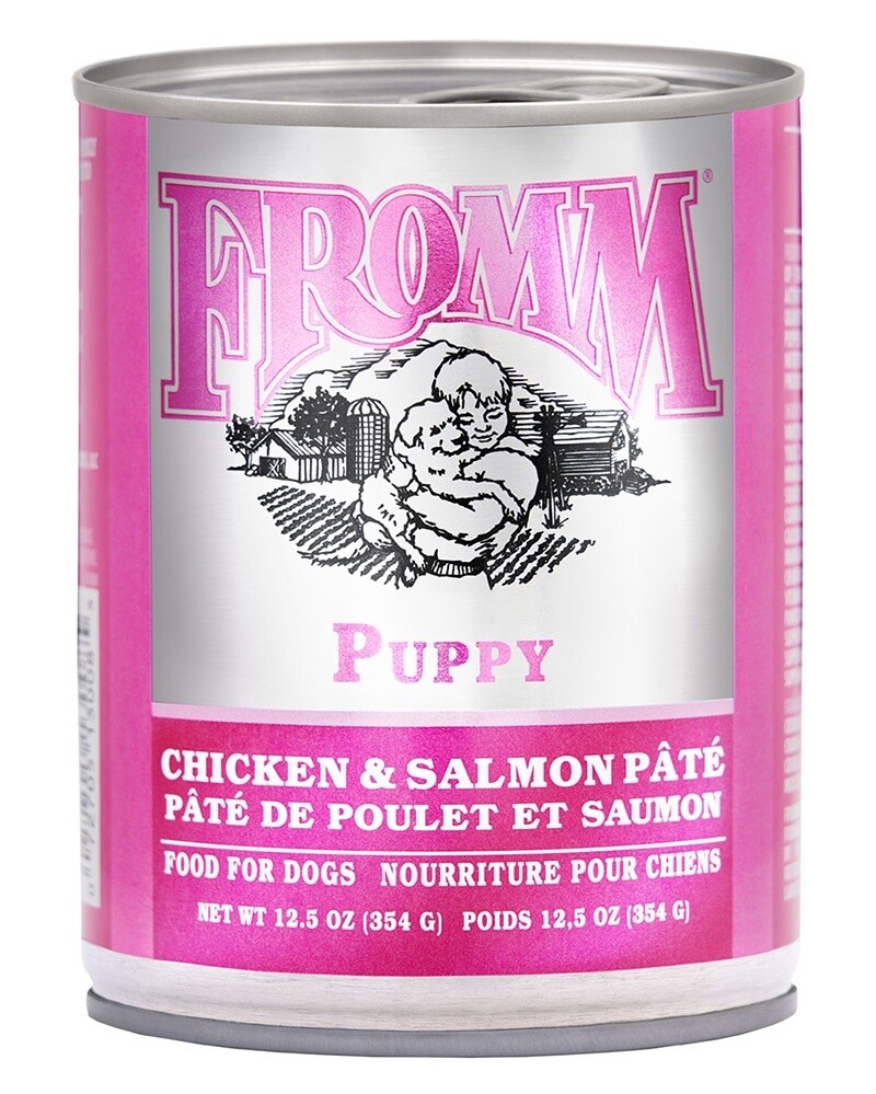 Fromm Classic Puppy Chicken &amp; Rice Pate Wet Dog Food 12oz