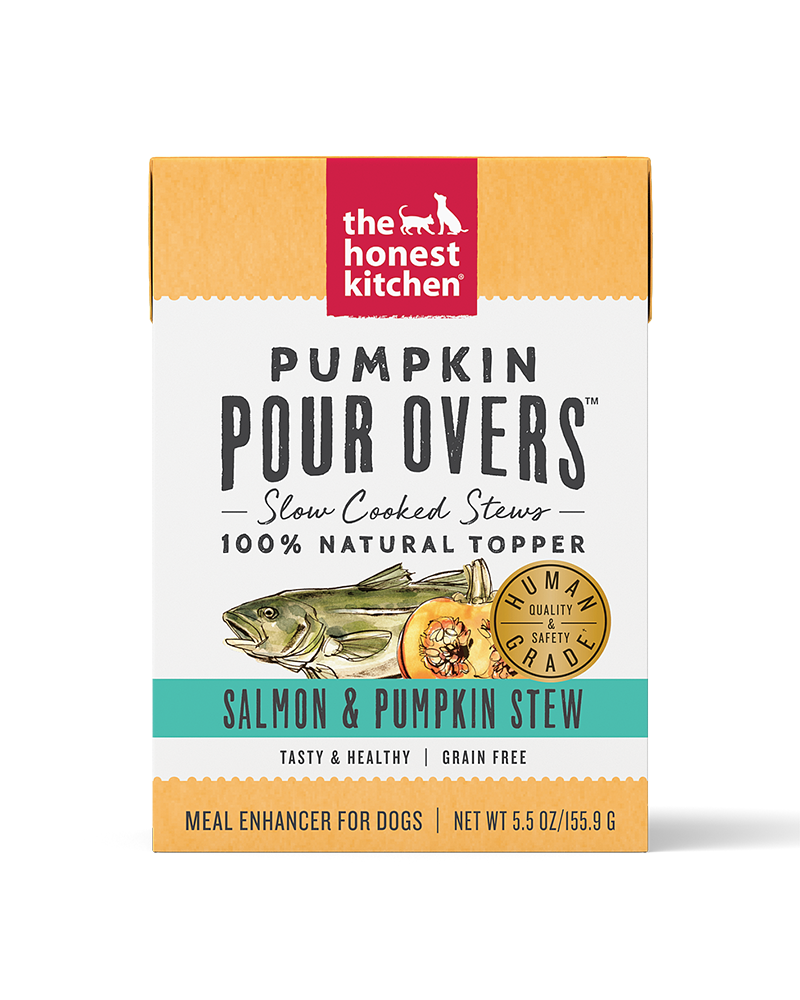 The Honest Kitchen Pumpkin Pour Over - Salmon Stew for Dogs 5.5oz