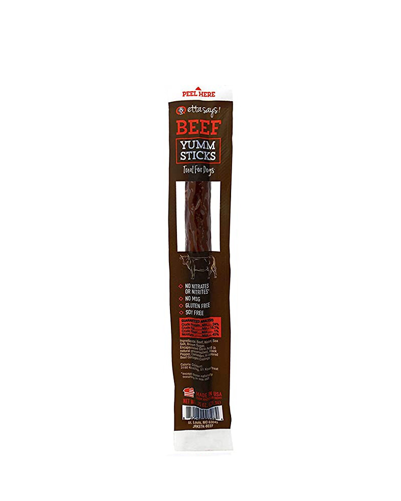 Etta Says Beef Yumm Stick Jerky Dog Treat .75oz