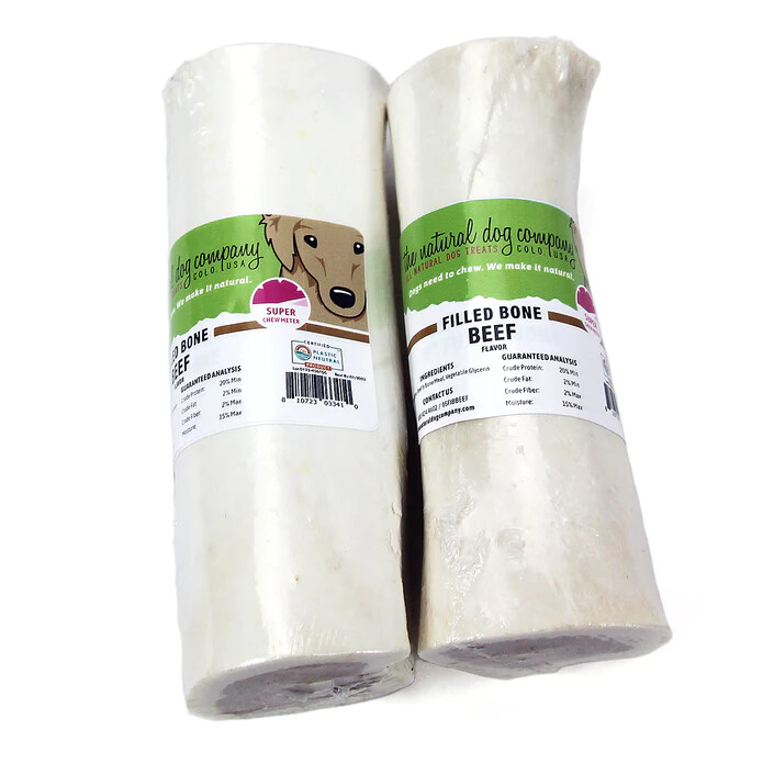 Tuesday&#39;s Natural Dog Company 5&quot; Beef Filled Dog Bone