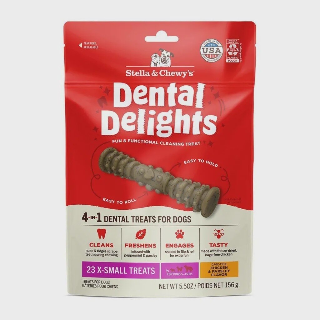Stella &amp; Chewy&#39;s Dental Delights Chicken &amp; Parsley Flavor - X-Small