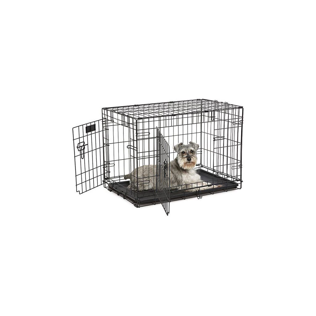 Midwest Contour Double Door Medium Collapsible Crate 30&quot;